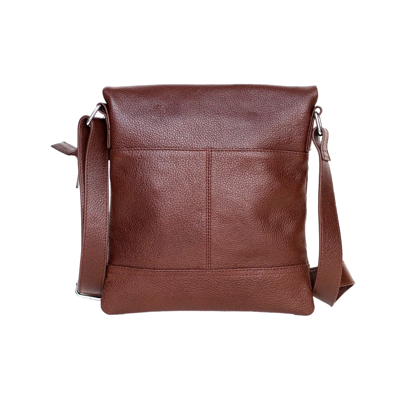 Long Mini Leather Messenger Bag