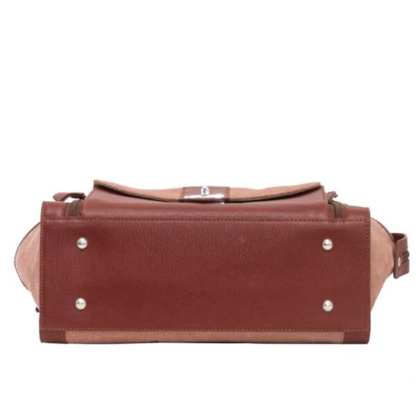 goose Front Pocket Bucket Handbag
