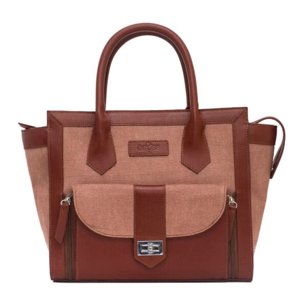Front Pocket Bucket Handbag
