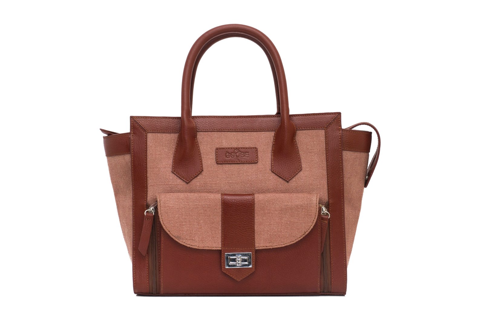 Front Pocket Bucket Handbag