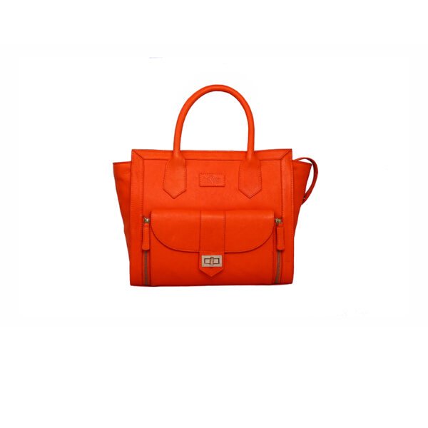 Front Pocket Bucket Handbag