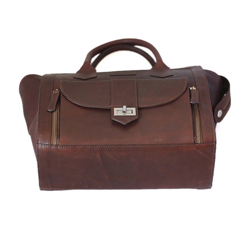 Front Pocket Bucket Handbag - Image 4