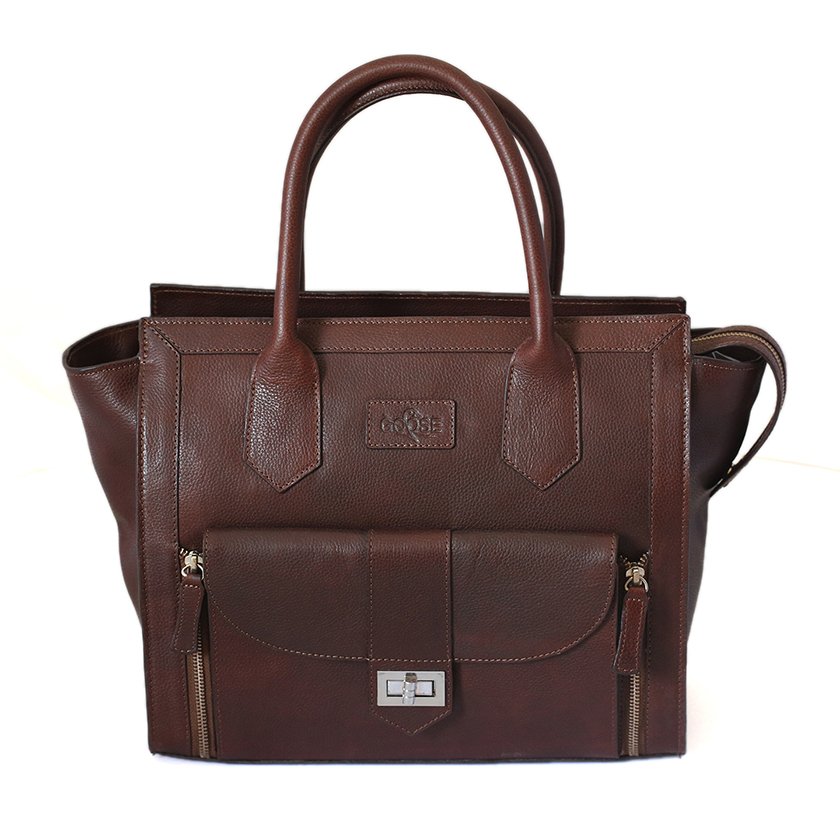 Front Pocket Bucket Handbag
